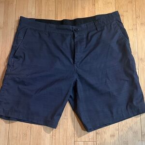 Hawke & Co Men's Dark Blue Flat Front Shorts